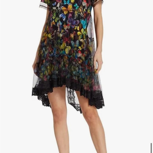 Alice + Olivia Butterfly Dreema Tulle Dress - Picture 3 of 6